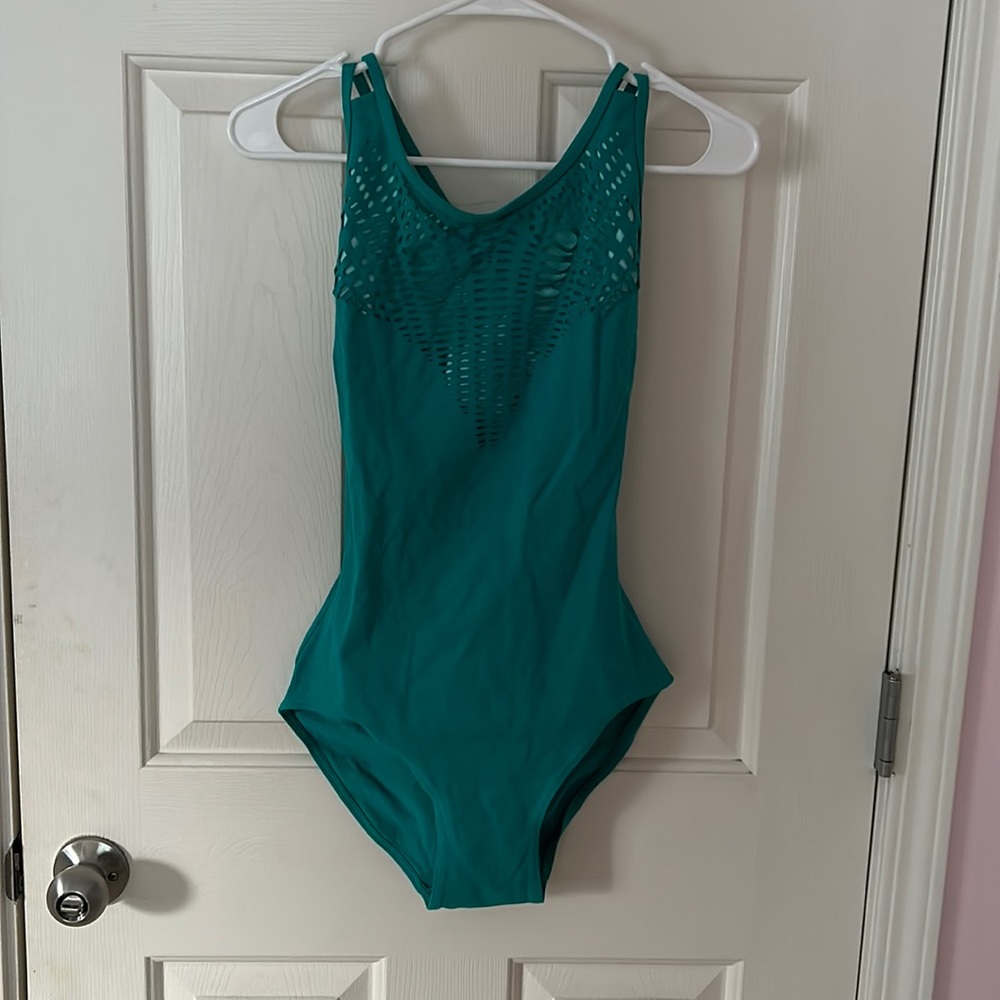 Green Jo and Jax leotard